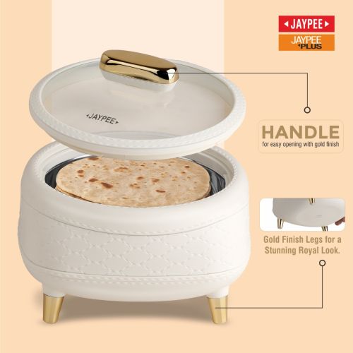 Jaypee Kingston Klass Insulated Casserole Set (3 Pcs) | PU Insulation | Stainless Steel Inner | Keeps Food Hot & Fresh