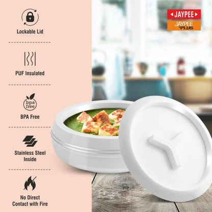 Teen Bhoj Super Casserole Set (1200ml, 1500ml, 2500ml) | Insulated Hot Case Set