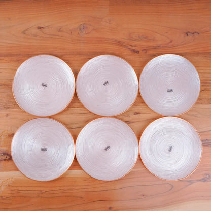 Alita Peach Porcelain Dinner Set – 26-Piece Complete Dining Collection